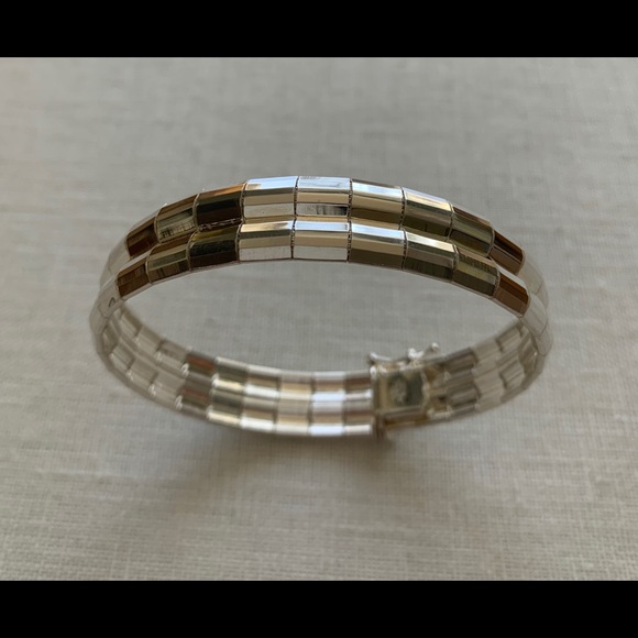 Milor Jewelry - 925 Sterling Silver Milor Italy Omega Bracelet